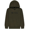 Coton Ouaté Absolute Fleece Pullover Junior Olive, de face