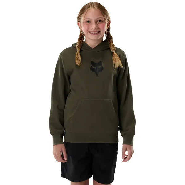Coton Ouaté Legacy Pullover Junior Olive, de face