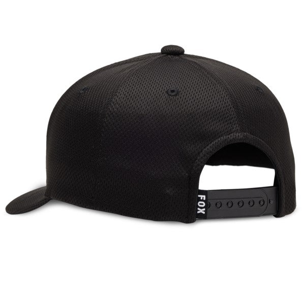 Casquette Lithotype 110 Snapback Junior Noir incliné de dos