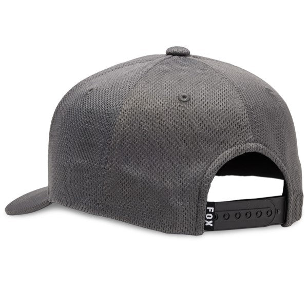Casquette Lithotype 110 Snapback Junior Gris incliné de dos