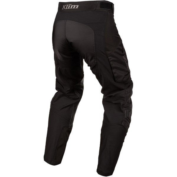 Pantalon de Motocross Dans la Botte Dakar Noir incliné de dos