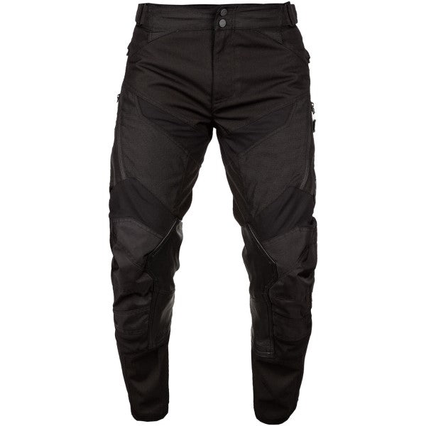 Pantalon de Motocross Dans la Botte Dakar Noir de face