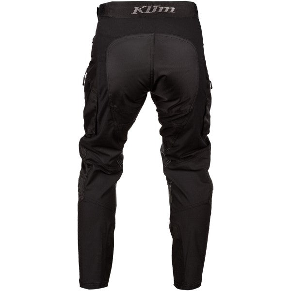 Pantalon de Motocross Dans la Botte Dakar Noir de dos