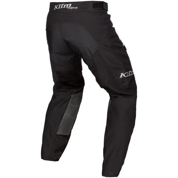 Pantalon de Moto Dans la Botte Mojave Noir incliné de dos