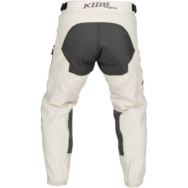 Pantalon de Moto Dans la Botte Mojave Blanc/Gris de dos