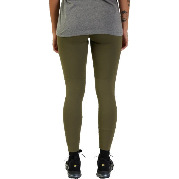 Pantalon Legging Lukanoe Thermo Femme Olive de dos