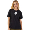 T-Shirt Fox Head pour Femmes Noir/Blanc