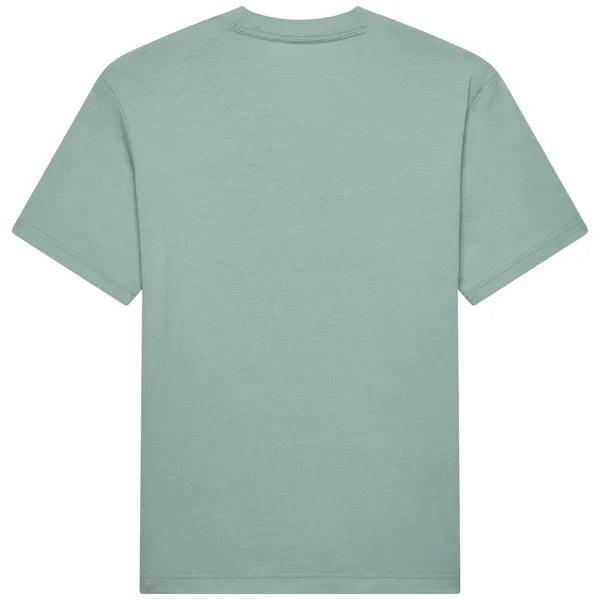 T-Shirt Fox Head Femme Bleu Clair, de dos