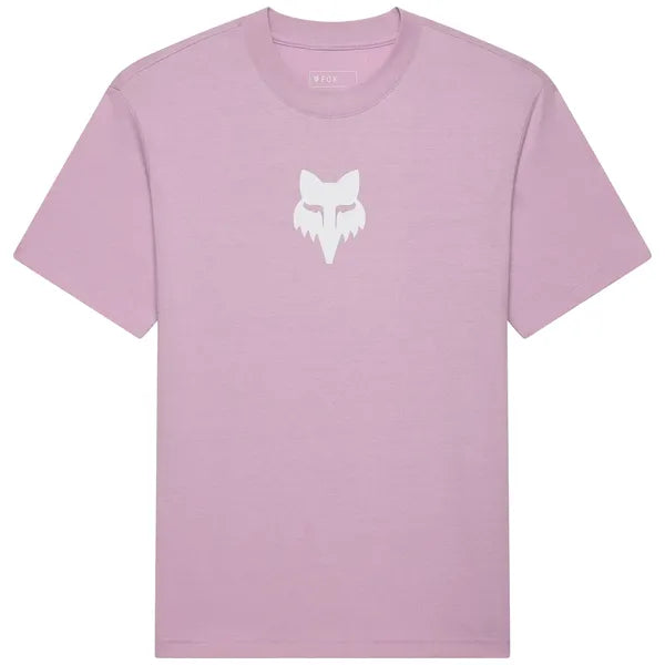 T-Shirt Fox Head Femme Rose Clair, de face