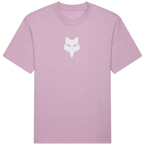 T-Shirt Fox Head Femme Rose Clair, de face