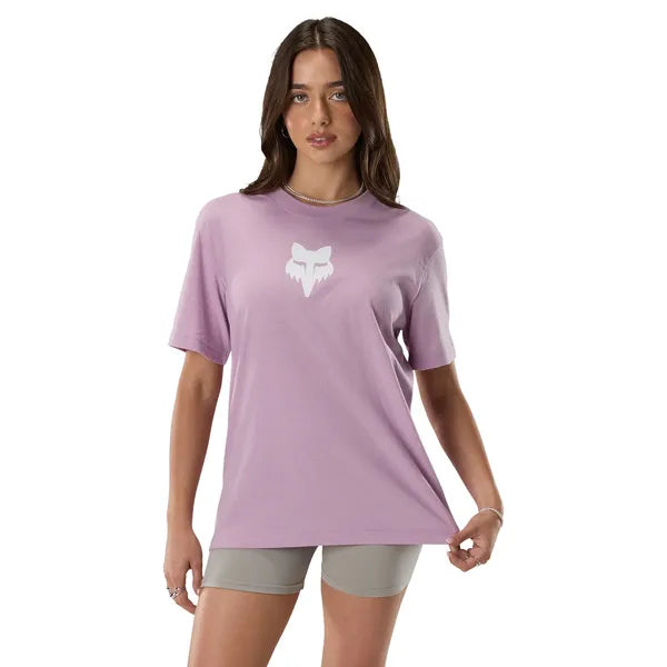 T-Shirt Fox Head Femme Rose Clair, de dos