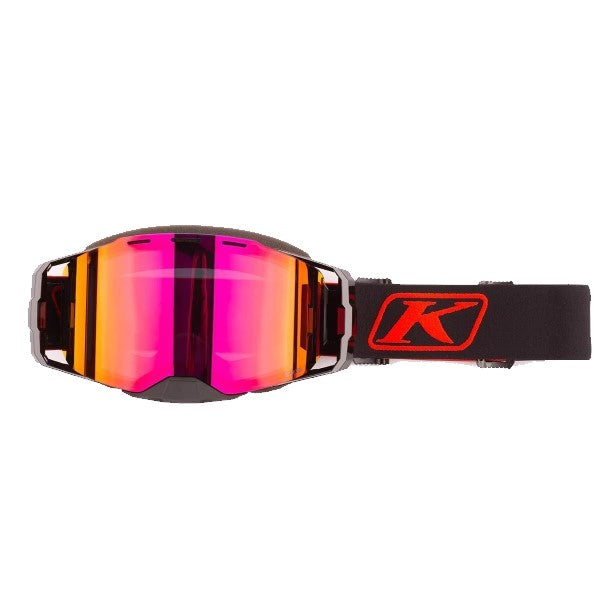 Lunettes de Motoneige Edge Rouge de face