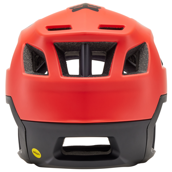 Casque de vélo FOX DROPFRAME Orange Arrière