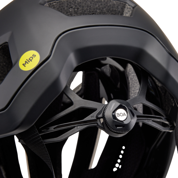 Casque de Vélo Ouvert Fox Crossframe Pro Solids Noir Réglage