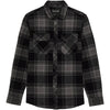 Chemise Traildust Flanelle Noir de face