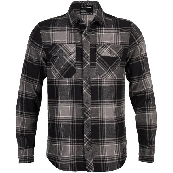 Chemise Traildust Flanelle Noir devant