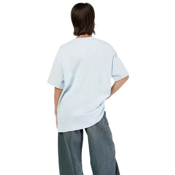 T-Shirt Wordmark Premium Femme Bleu Clair Dos