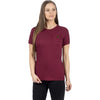 T-Shirt Premium Boyfriend Femme Rouge