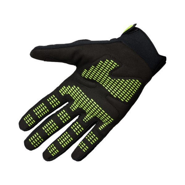 Gants de Motocross Dirtpaw Drive Noir/Jaune, Paume