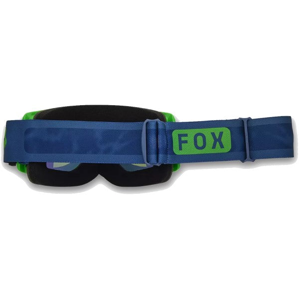 Lunettes de Motocross Main Taunt Bleu Miroir de dos