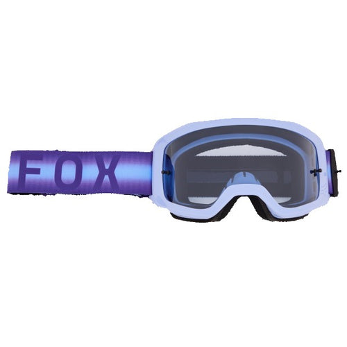 Lunette de Motocross Main Interfere Mauve Fumé de face