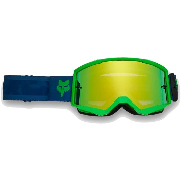 Lunettes de Motocross Main Taunt Junoir Vert de face