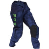 Pantalon de Motocross Taunt 180 Junior Bleu de incliné de face