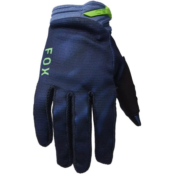 Gants de Motocross Taunt 180 Junior Bleu de l'extérieur