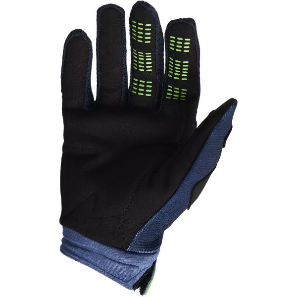 Gants de Motocross Taunt 180 Junior Bleu de l'intérieur