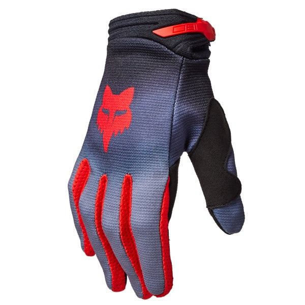 Gants de Motocross Interfere 180 Junior Fox Gris/Rouge