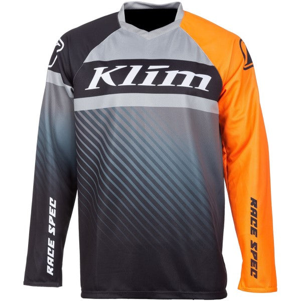 Chandail Sous-Vêtement de Motoneige Revolt Noir/Orange de face