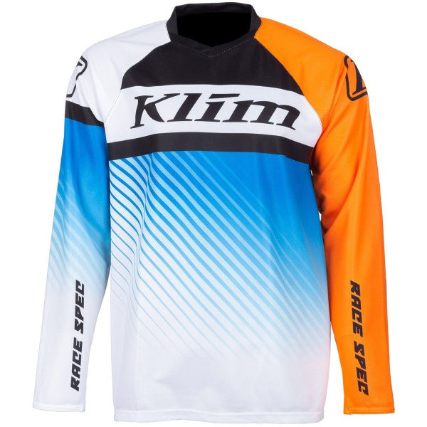 Chandail Sous-Vêtement de Motoneige Revolt Bleu/Orange de face