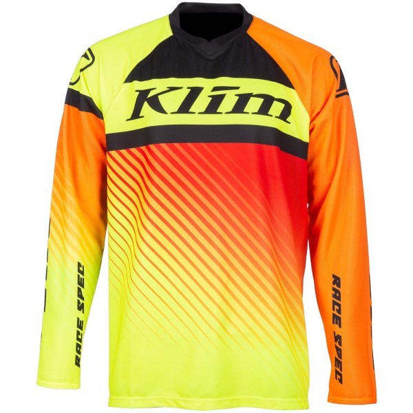 Chandail Sous-Vêtement de Motoneige Revolt Jaune/Orange de face