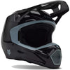 Casque de Motocross Taunt V1 Noir/Gris incliné de gauche