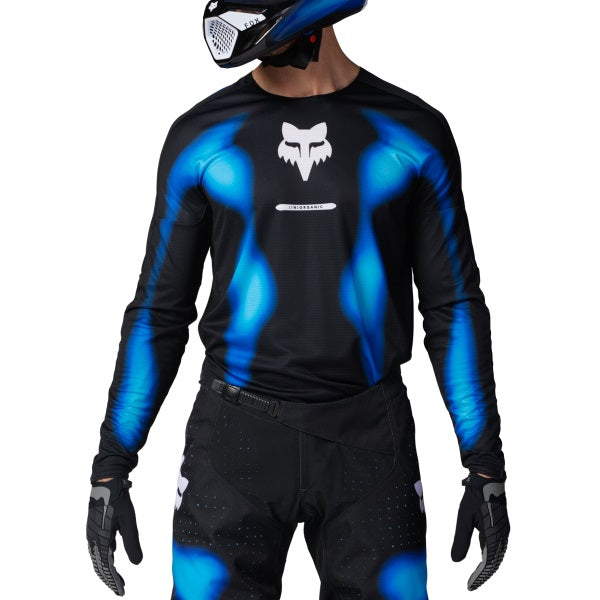 Chandail de Motocross 360 Volatile Noir/Bleu essayage