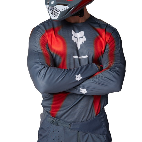 Chandail de Motocross 360 Volatile Gris/Rouge essayage haut