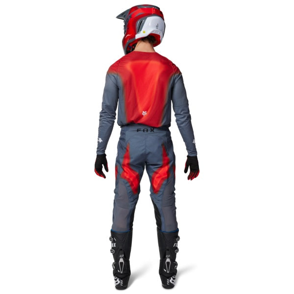 Pantalon de Motocross 360 Volatile Gris/Rouge essayage arrière