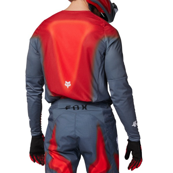 Chandail de Motocross 360 Volatile Gris/Rouge essayage dos