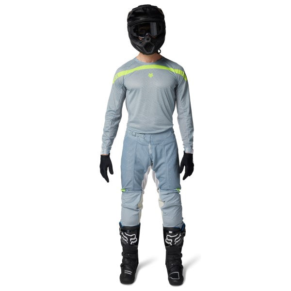 Pantalon de Motocross Ventilé Airline Aviation Fox Gris Look Complet