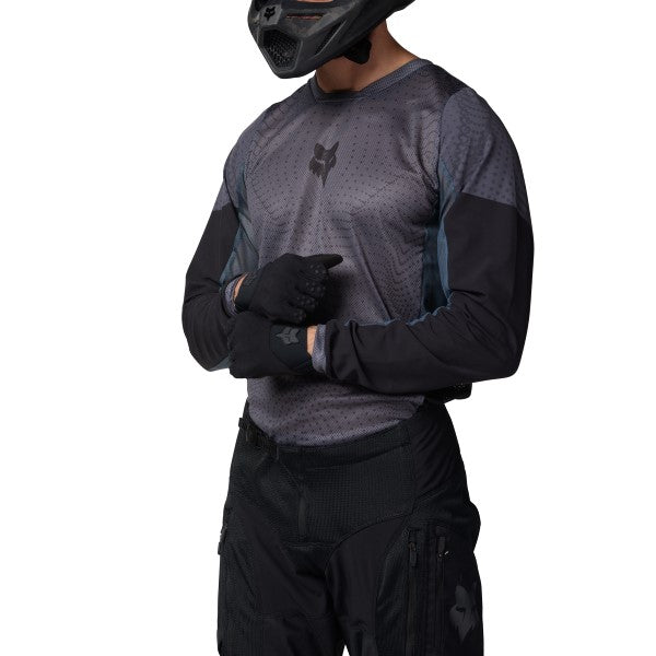 Chandail de Motocross Ranger Air Enduro Noir/Gris essayage en face