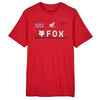 T-Shirt Fox Honda Premium rouge, de face