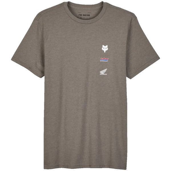 T-Shirt Fox x Honda II Premium Graphite de face