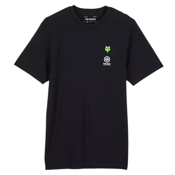 T-Shirt Fox x Kawasaki II Premium noir, de face