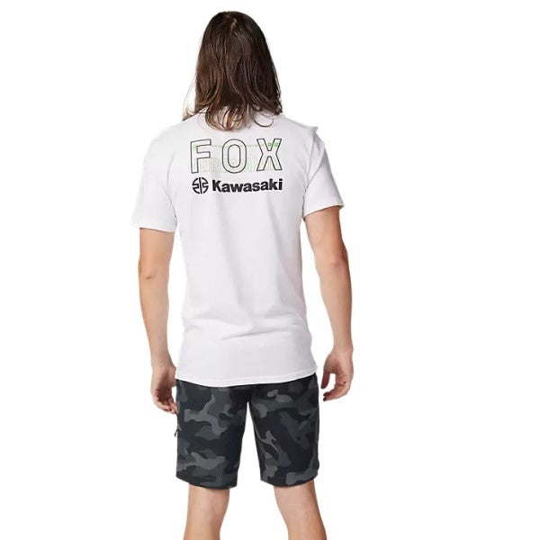 T-Shirt Fox x Kawasaki II Premium blanc, de dos