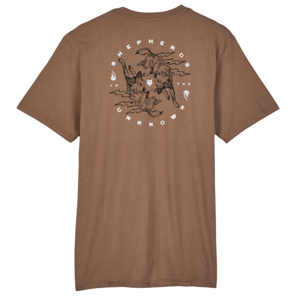 T-Shirt Fox Plague Premium Brun Dos