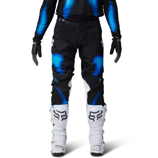 Pantalon de Motocross 360 Volatile Noir/Bleu essayage avant