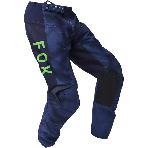 Pantalon de Motocross Taunt 180 Bleu incliné de face