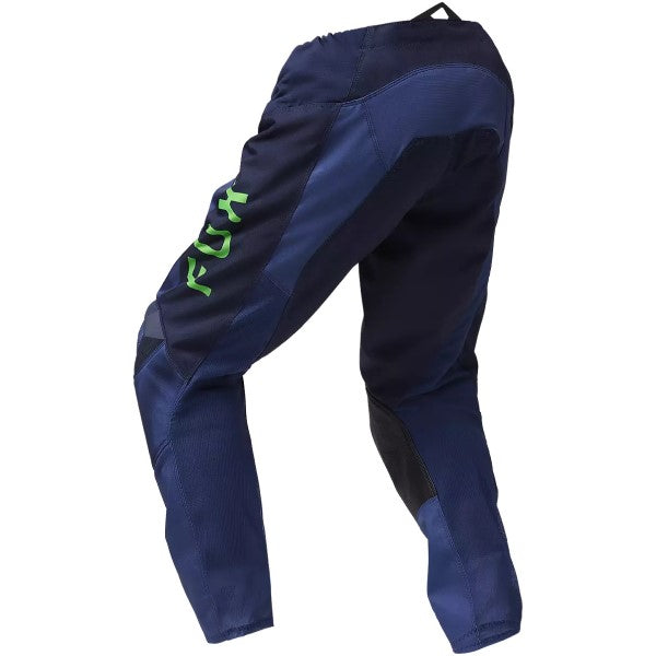 Pantalon de Motocross Taunt 180 Bleu incliné de dos