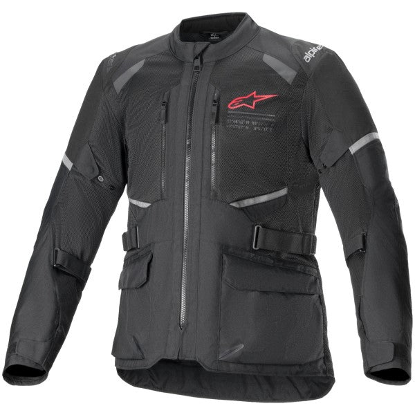 Manteau de Moto Andes Air Drystar Noir de face