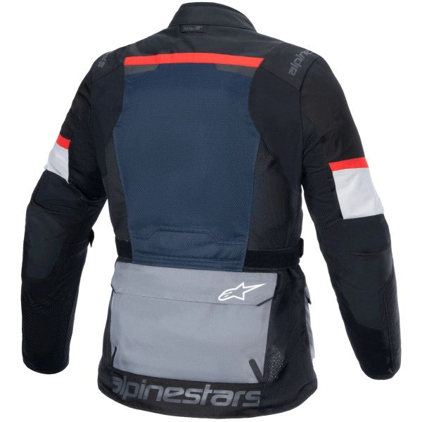 Manteau de Moto Andes Air Drystar Bleu/Noir de dos